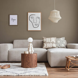 Interior,Design,Of,Cozy,Living,Room,With,Stylish,Sofa,,Coffee